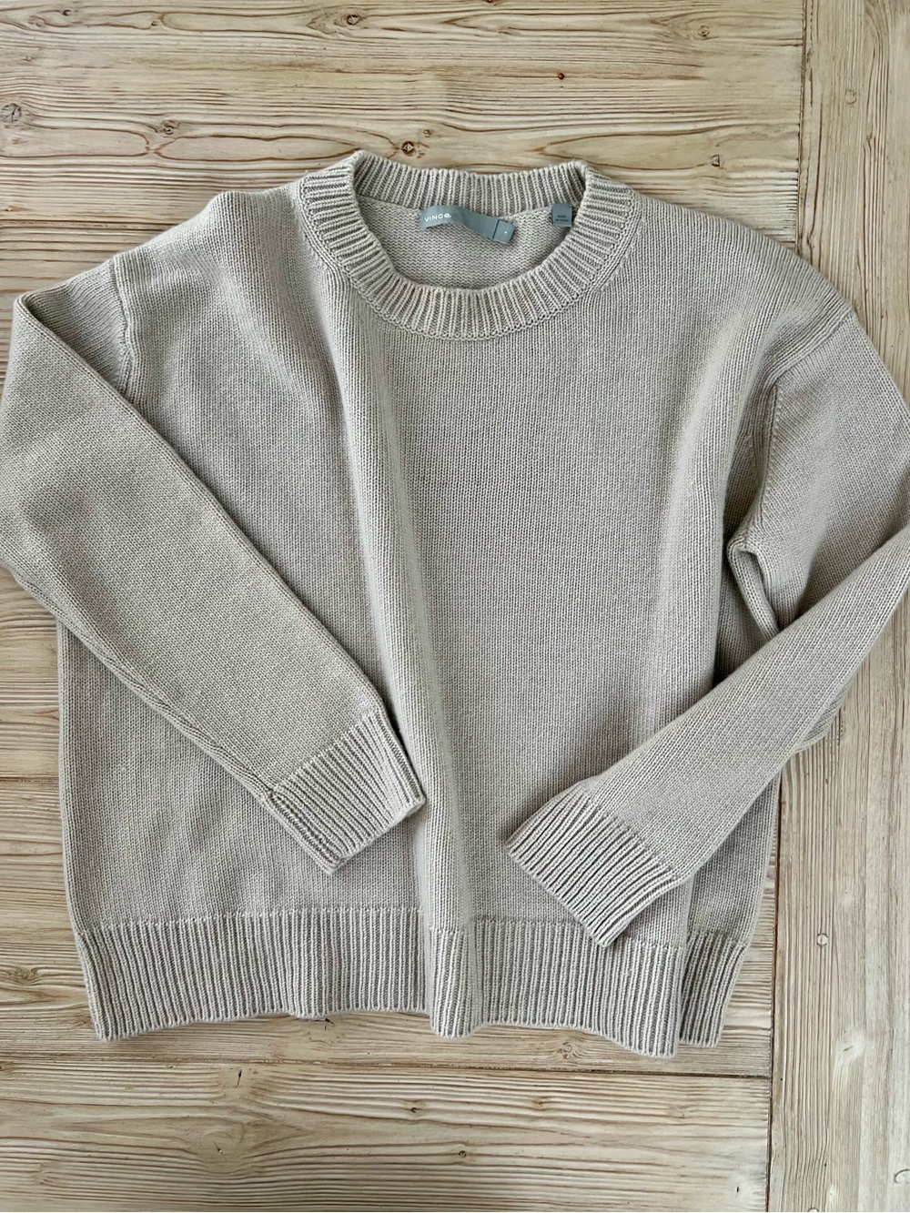 Vince Women's Crewneck Sweater in Light Taupe